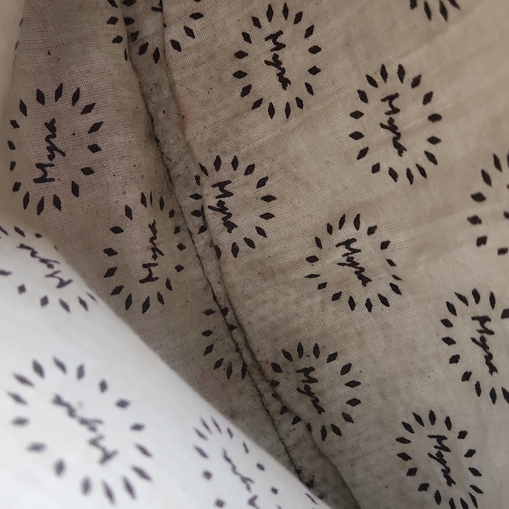 Myra Brown and Cream Women's Bag With Leather Accents - Picture 9 of 12